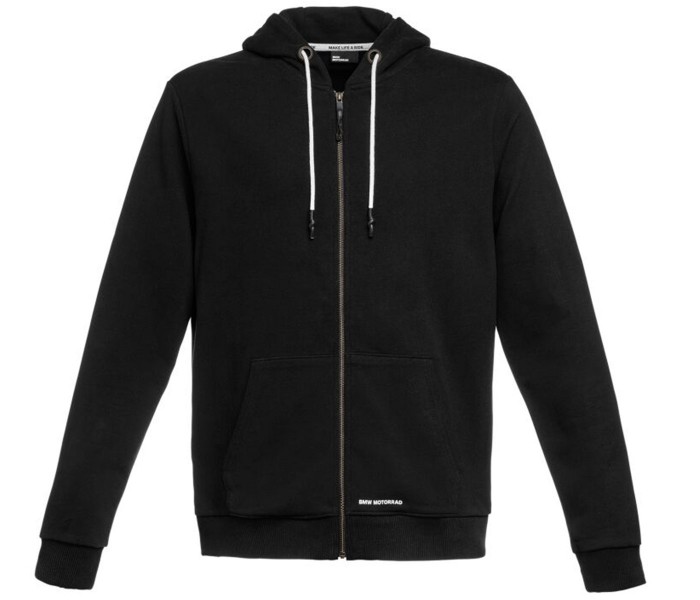 BMW Motorrad Zip Hoodie Make Life A Ride Ανδρικό Μαύρο ΕΝΔΥΣΗ